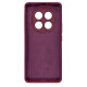 Чохол накладка Silicone Cover Soft Touch ЗК Xiaomi Redmi Note 14 Pro 4G Бордовий