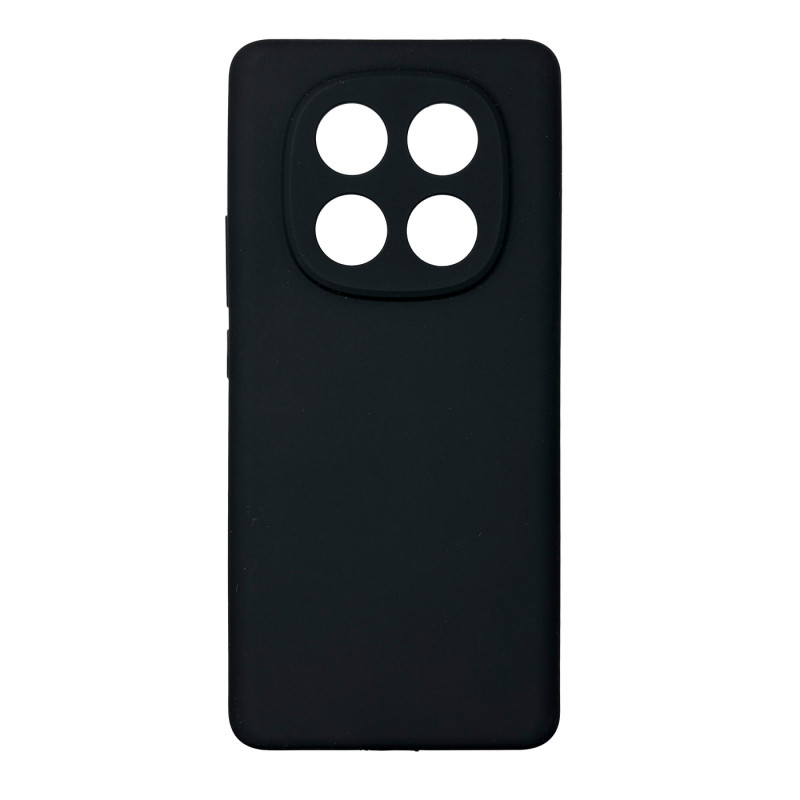 Чехол накладка Silicone Cover Soft Touch ЗК Xiaomi Redmi Note 14 Pro 4G Черный