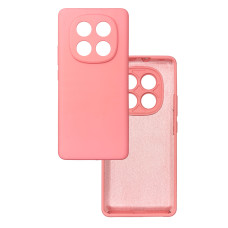 Чехол накладка Silicone Cover Soft Touch ЗК Xiaomi Redmi Note 14 Pro 4G Розовый