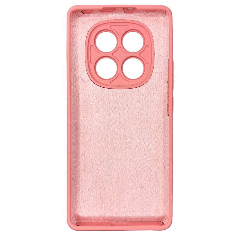 Чохол накладка Silicone Cover Soft Touch ЗК Xiaomi Redmi Note 14 Pro 4G Рожевий