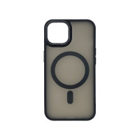 Чохол накладка Matte Corrugated Camera with MagSafe iPhone 13/14 Чорний