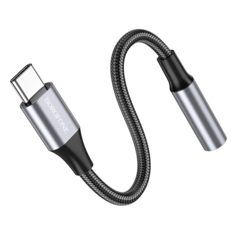 Кабель AUX Borofone BV16 audio 3.5 to Type C