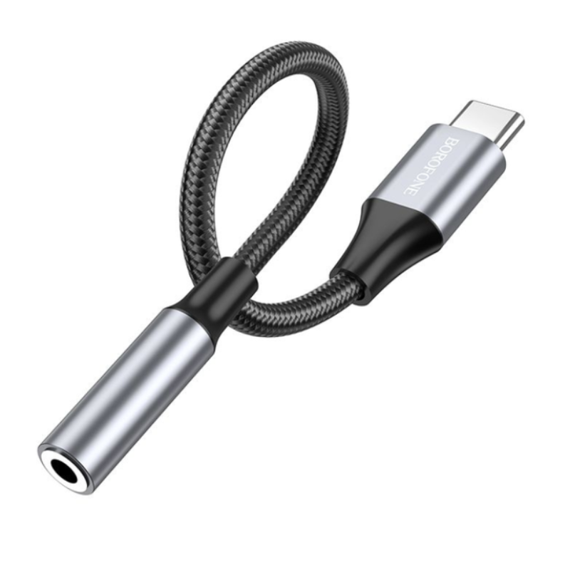 Кабель AUX Borofone BV16 audio 3.5 to Type C