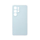 Чехол накладка Silicone Cover Soft Touch ЗК Samsung S25 Ultra Светло-голубой
