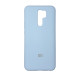 Чехол накладка Silicone Case Xiaomi Redmi 9 Голубой