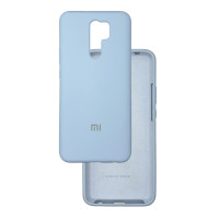 Чохол накладка Silicone Case Xiaomi Redmi 9 Блакитний