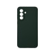 Чехол накладка Silicone Cover Soft Touch ЗК Samsung A36 / A56 Темно-зеленый