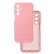 Чохол накладка Silicone Cover Soft Touch ЗК Samsung A16 Рожевий