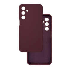 Чехол накладка Silicone Cover Soft Touch ЗК Samsung A16 Бордовый