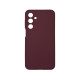 Чехол накладка Silicone Cover Soft Touch ЗК Samsung A16 Бордовый