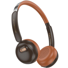 Навушники Hoco W62 bluetooth коричневі