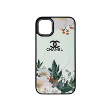 Чехол Leather Style Magsafe Chanel iPhone 11
