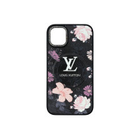 Чохол Leather Style Magsafe Louis Vuitton Flowers iPhone 12 / 12 pro