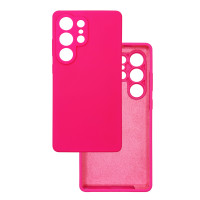 Чохол накладка Silicone Cover Soft Touch ЗК Samsung S25 Ultra Фуксія