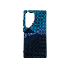 Чохол накладка Gleam Case with Magnetic Ring Samsung S24 Ultra Blue Mountain