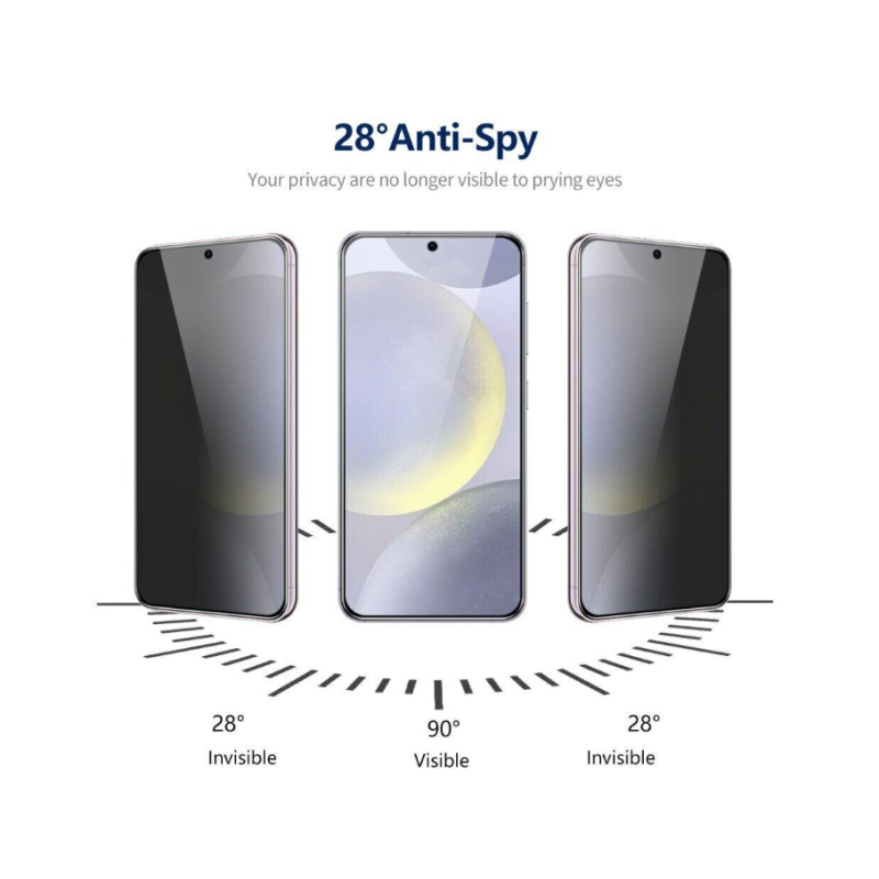 Захисне скло Samsung S24+ / S25+ Plus Premium Антишпигун