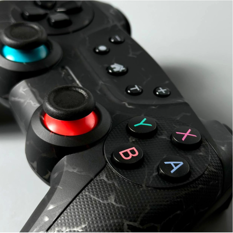 Бездротовий геймпад CM-615 Black Cracks RGB (N-Switch, Steam, PC, Android, iOS) 400mAh