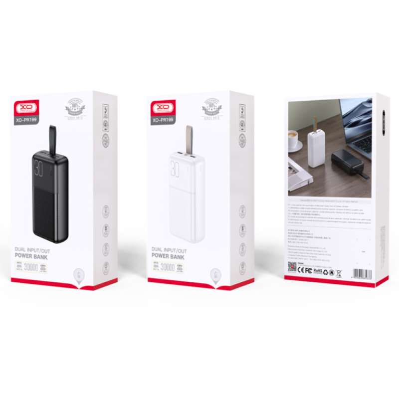 Power Bank XO PR199 30000mAh 2.1A