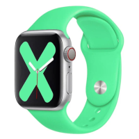 Ремінець Apple Watch silicone 38/40/41 mm зелений (Spearmint)