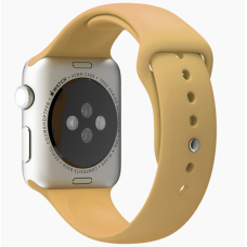Ремешок Apple Watch silicone 38/40/41 mm золотой (Gold)