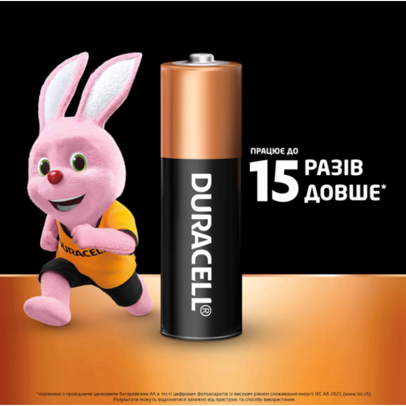 Батарейка Duracell Simply АА LR6 1.5V блистер х4
