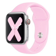 Ремінець Apple Watch silicone 42/44/45/49 mm Рожевий (Light Pink)