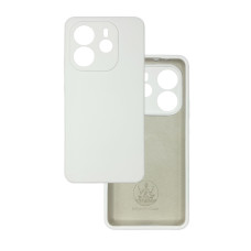 Чехол накладка Silicone Cover Soft Touch ЗК Xiaomi Redmi Note 14 4G Белый