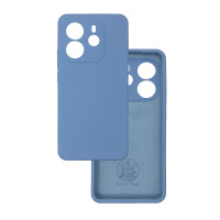 Чехол накладка Silicone Cover Soft Touch ЗК Xiaomi Redmi Note 14 4G Синий