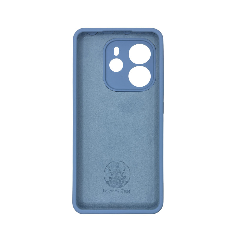 Чехол накладка Silicone Cover Soft Touch ЗК Xiaomi Redmi Note 14 4G Синий