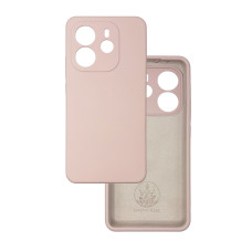 Чехол накладка Silicone Cover Soft Touch ЗК Xiaomi Redmi Note 14 4G Пудра