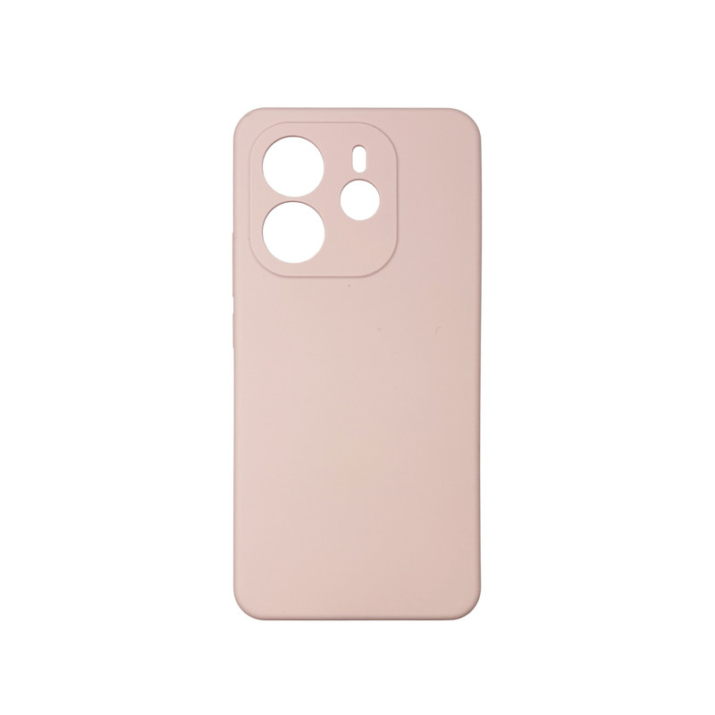 Чохол накладка Silicone Cover Soft Touch ЗК Xiaomi Redmi Note 14 4G Пудра