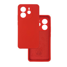 Чехол накладка Silicone Cover Soft Touch ЗК Xiaomi Redmi Note 14 4G Красный