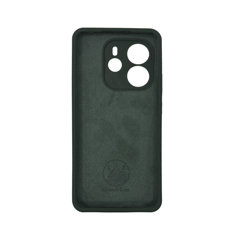 Чохол накладка Silicone Cover Soft Touch ЗК Xiaomi Redmi Note 14 4G Темно-зелений