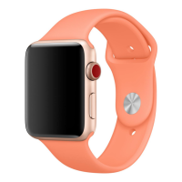 Ремешок Apple Watch silicone 42/44/45/49 mm Розовый (Peach)