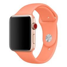 Ремешок Apple Watch silicone 42/44/45/49 mm Розовый (Peach)