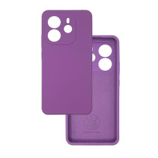 Чехол накладка Silicone Cover Soft Touch ЗК Xiaomi Redmi Note 14 4G Фиолетовый