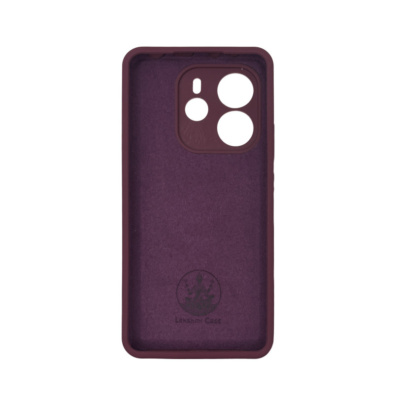 Чохол накладка Silicone Cover Soft Touch ЗК Xiaomi Redmi Note 14 4G Бордовий