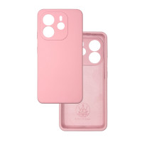 Чехол накладка Silicone Cover Soft Touch ЗК Xiaomi Redmi Note 14 4G Розовый