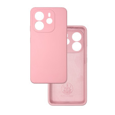 Чехол накладка Silicone Cover Soft Touch ЗК Xiaomi Redmi Note 14 4G Розовый