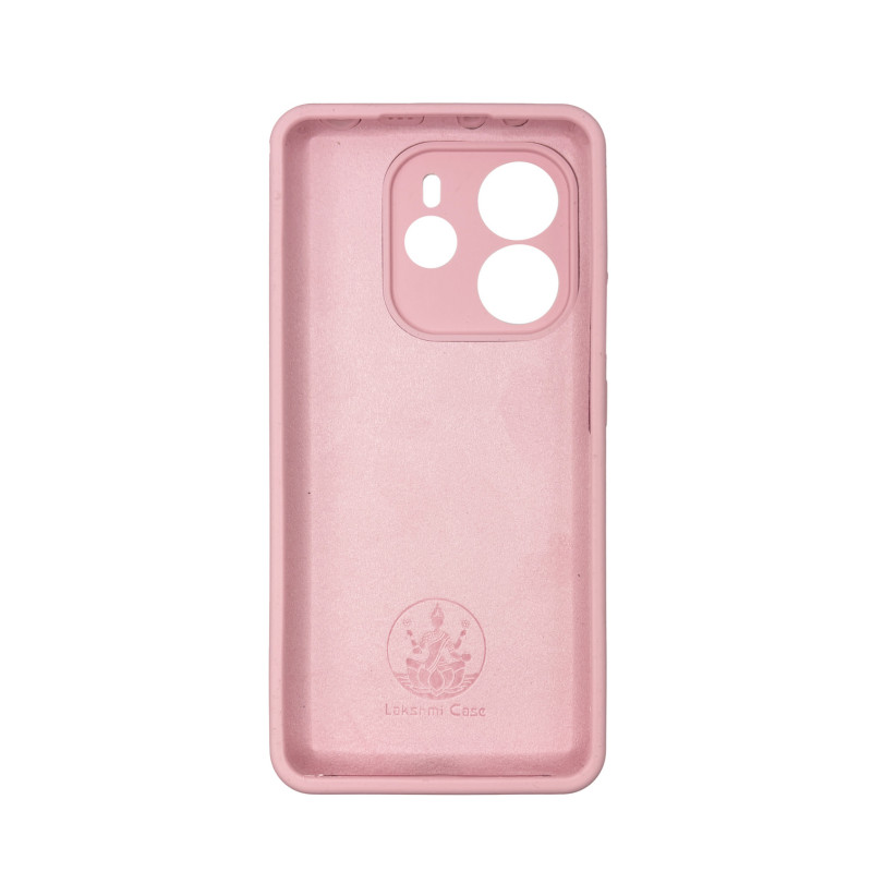 Чехол накладка Silicone Cover Soft Touch ЗК Xiaomi Redmi Note 14 4G Розовый