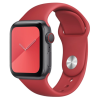 Ремінець Apple Watch silicone 42/44/45/49 mm Червоний (Camelia)