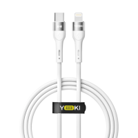 Кабель Type-C to Lightning YOKI EXTRA YK-EX11 30W 1.2m White