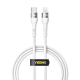 Кабель Type-C to Lightning YOKI EXTRA YK-EX11 30W 1.2m White