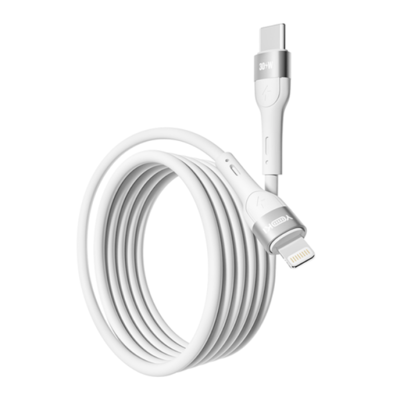 Кабель Type-C to Lightning YOKI EXTRA YK-EX11 30W 1.2m White