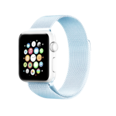 Ремешок Apple Watch металлический Milanese Loop 38/40/41 mm Светло-голубой (Lite Blue)