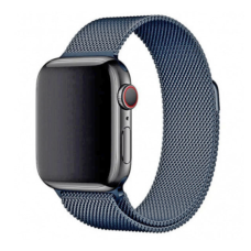 Ремешок Apple Watch металлический Milanese Loop 42/44/45/49 mm Светло-голубой (Lite Blue)