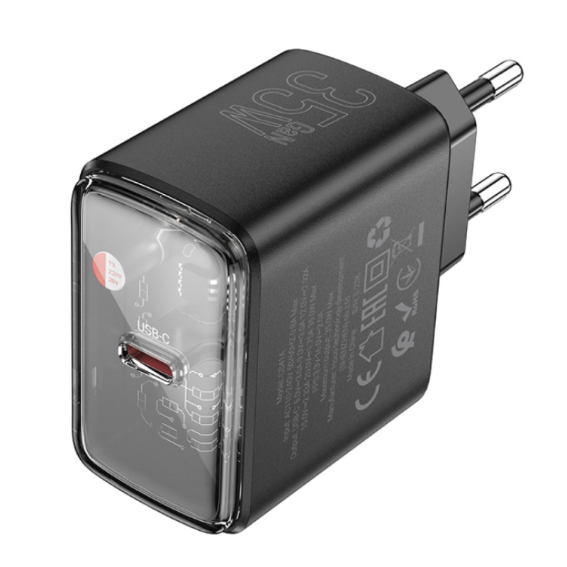 Сетевой адаптер Hoco CS41A Smart PD35W Black