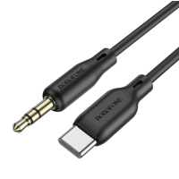 Кабель AUX Borofone BL18 audio Type-C to 3.5mm 1m Black