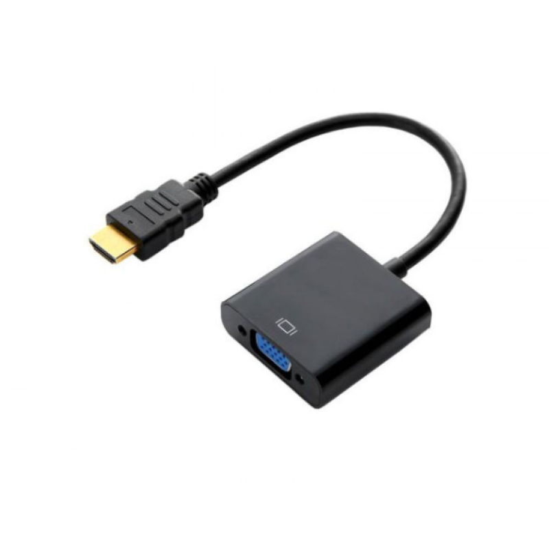Переходник HDMI to VGA/AV + AUX Black