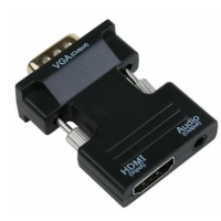 Перехідник UKC HDMI to VGA + AUX 5v Black UKC HDMI to VGA + AUX 5v
